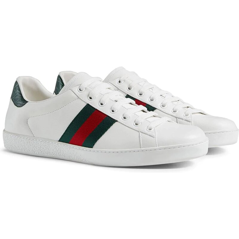 Gucci sneakers ace - bianco farfetch lacci bianco - Stileo.it