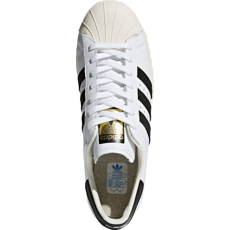 Superstar 80s bianche adidas originals sneaker per uomo bianco ...
